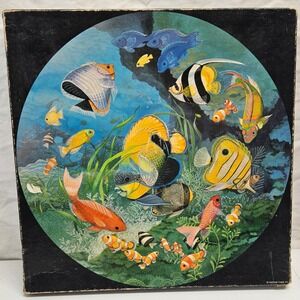 Springbok Undersea Enchantment Circular Jigsaw Puzzle Unisex OS Multicolor Fish